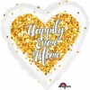 Confetti Happily Ever After Foil Balloon 17"