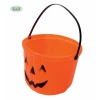 Orange Pumpkin Bucket 20cm