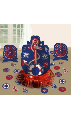 Anchors Aweigh Table Decoration Centerpiece Kit - 3pk