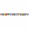 Super Mario Letter Banner - 190cm x 18cm