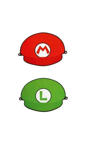 Super Mario Party Hats - 8pk