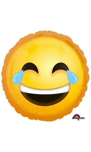 Laughing Emoji Foil Balloon - 17'' (43cm)