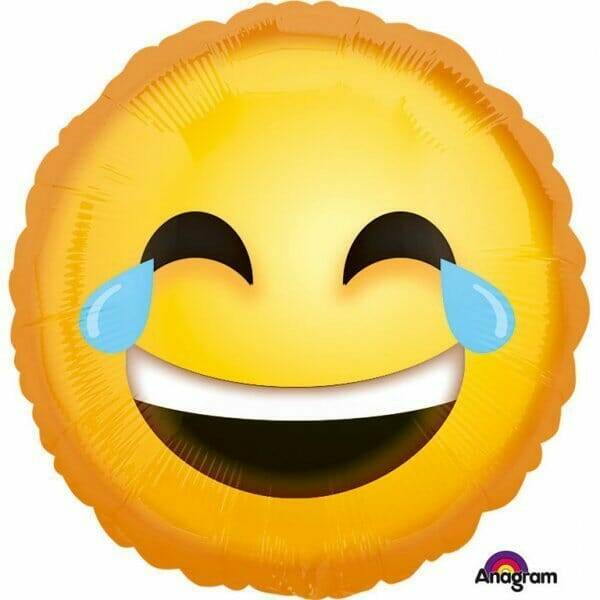 Laughing Emoji Foil Balloon - 17'' (43cm)