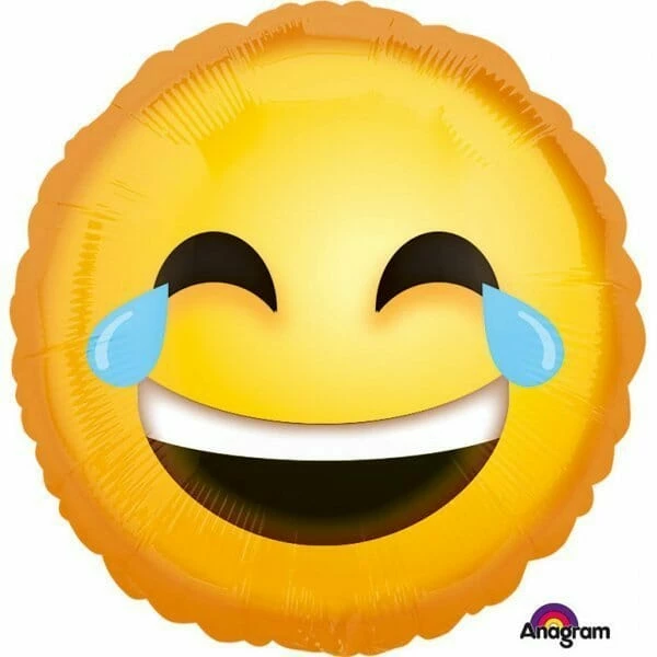 Laughing Emoji Foil Balloon - 17'' (43cm)