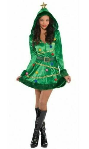 Sexy Christmas Tree Dress - Adult Size Large