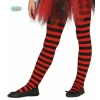 Child Red Striped Tights - Age 3 to 6 Years