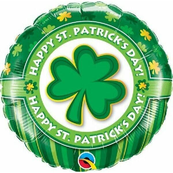 St Patrick's Day Happy Foil Balloon - 18''