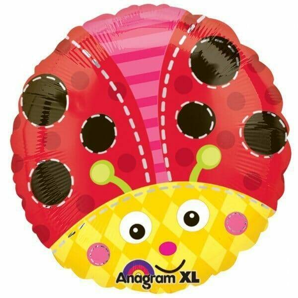 Cute Lady Bug Foil Balloons 17"