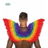 Multicolored Rainbow Feather Wings 80 X 50 Cm