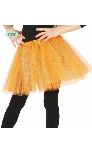 Child Orange Tutu