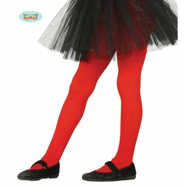 Child Red Tights - Age 5 to 9 Years