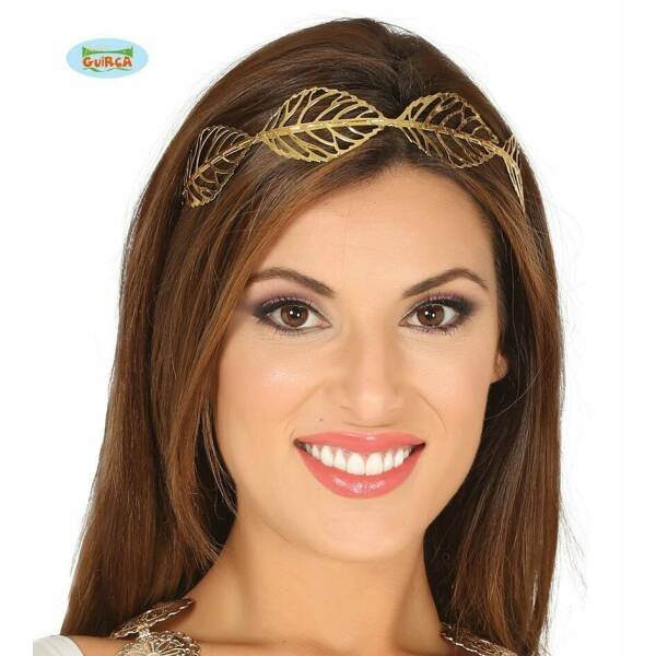 Golden Leaves Metal Tiara