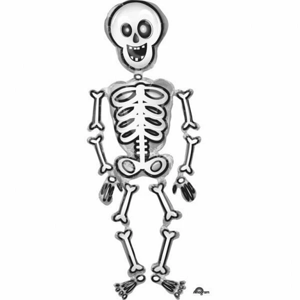 AirWalker "Mr. Skelly" Foil Balloon - 78 x 193cm