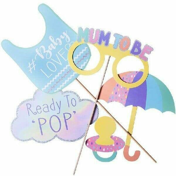 Baby Shower Photo Props - 8pk