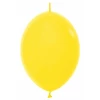 Fashion Solid - Yellow Link-o-Loon Latex Balloon  - (12" / 30cm)