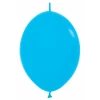 Fashion Solid - Blue Link-o-Loon Latex Balloon  - (12" / 30cm)