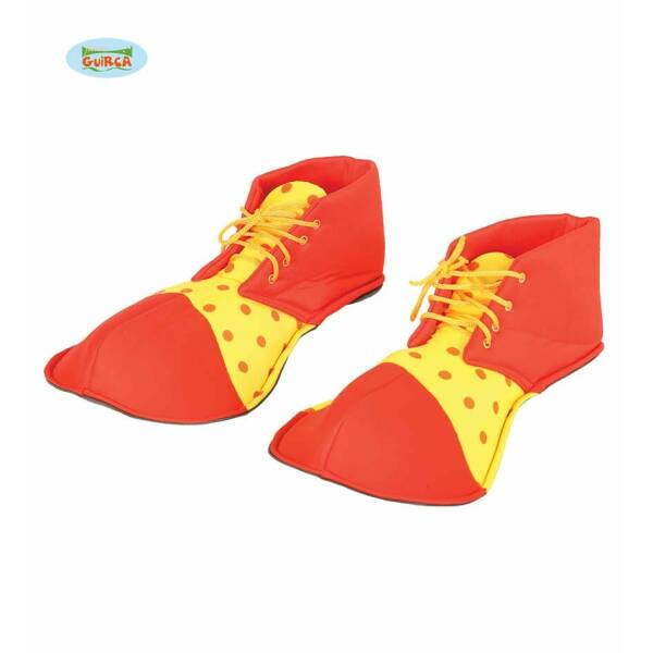 Clown Shoes Red & Yellow - 36cm