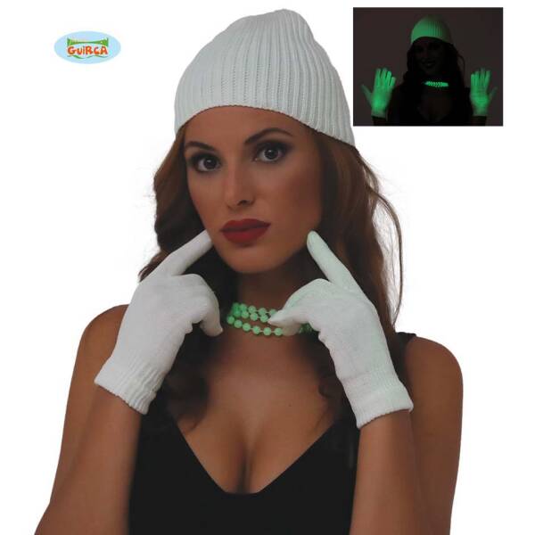 Glow In The Dark Gloves - Adult One Size