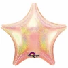 Pastel Pink Dazzler Star Foil Balloon 19"