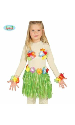 Hawaiian Set Multicolour - Child One Size 3pc