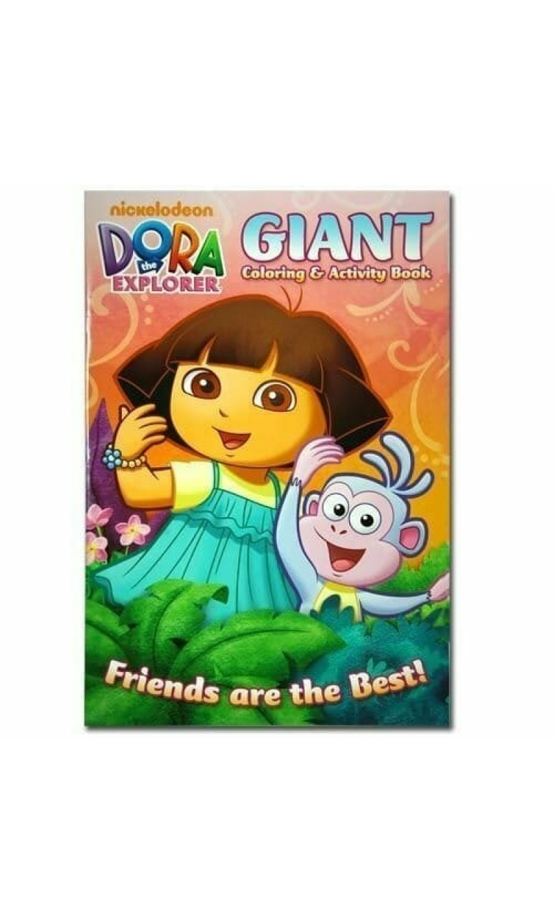 Dora The Explorer Giant Colouring & Activity Book Friends Are The Best 11" x 16" - 16 Pages