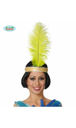 Ostrich Feather 40cm - Yellow