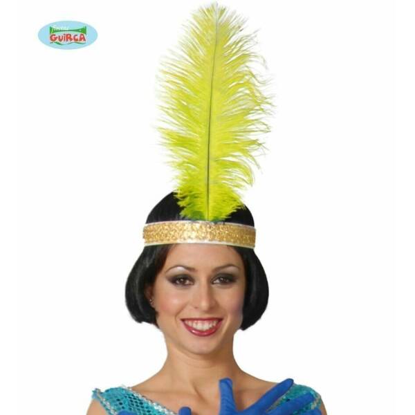 Ostrich Feather 40cm - Yellow