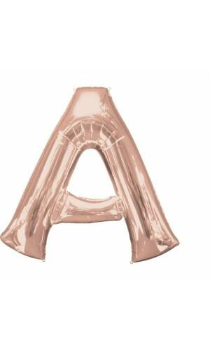 Rose Gold Letter "A" Foil Balloon 34''