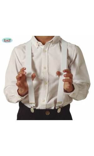 Braces White - Child Size