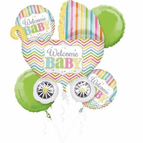 Welcome Baby Brights Bouquet - 5pk