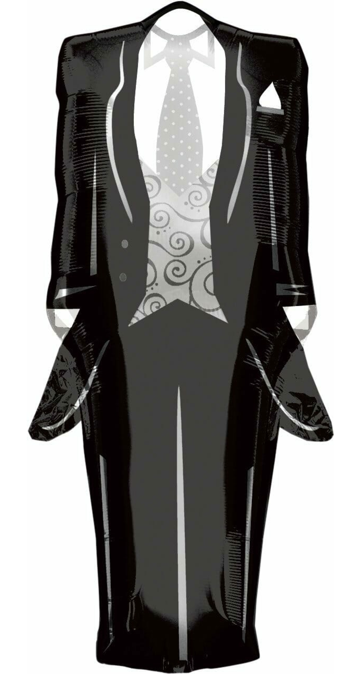 Wedding Groom Tuxedo Super Shape Foil Balloon 36'' x 15'' (91cm x 38cm)