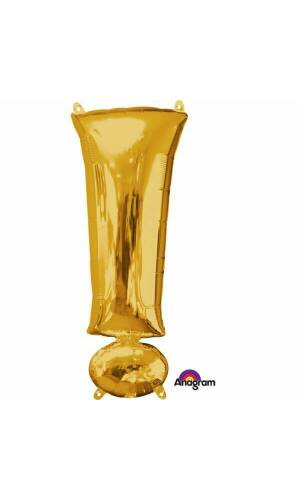 Gold Symbol "!" Foil Balloon 36''