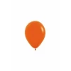 Fashion Solid - Orange Latex Balloon - (5" / 12cm)