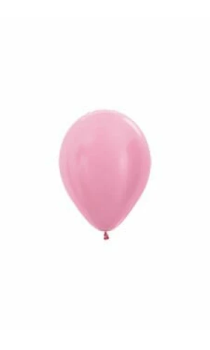 Satin Pearl - Pink Latex Balloon - (5" / 12cm)