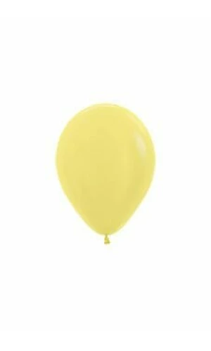 Satin Pearl - Yellow Latex Balloon - (5" / 12cm)