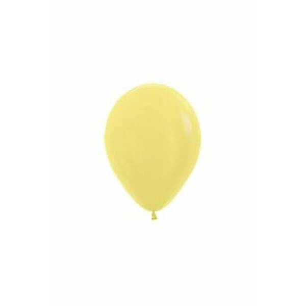 Satin Pearl - Yellow Latex Balloon - (5" / 12cm)