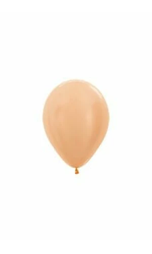 Satin Pearl - Peach Blush Latex Balloon - (5" / 12cm)
