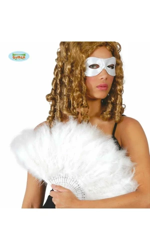 Feather Fan 21-Strut White