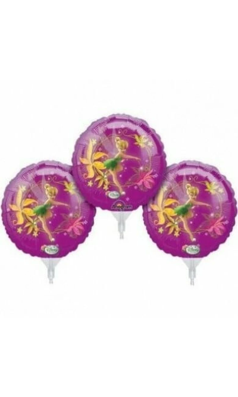 Tinkerbell Balloons 9" Foil - 3pk