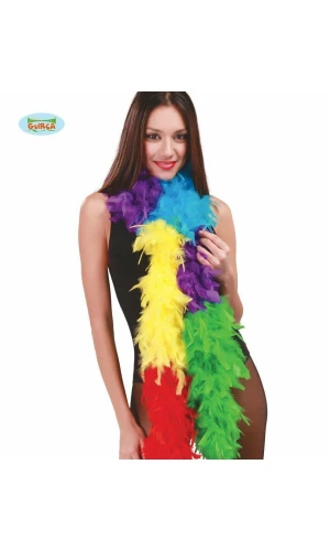 Multicolour Feather Boa 1.80mt (40 Grams)