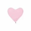 Fashion Solid - Bubblegum Pink Heart 6" Latex Balloon