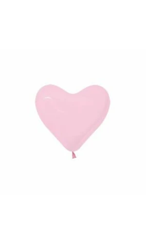 Fashion Solid - Bubblegum Pink Heart 6" Latex Balloon