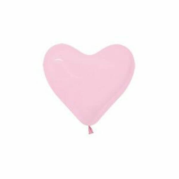 Fashion Solid - Bubblegum Pink Heart 6" Latex Balloon