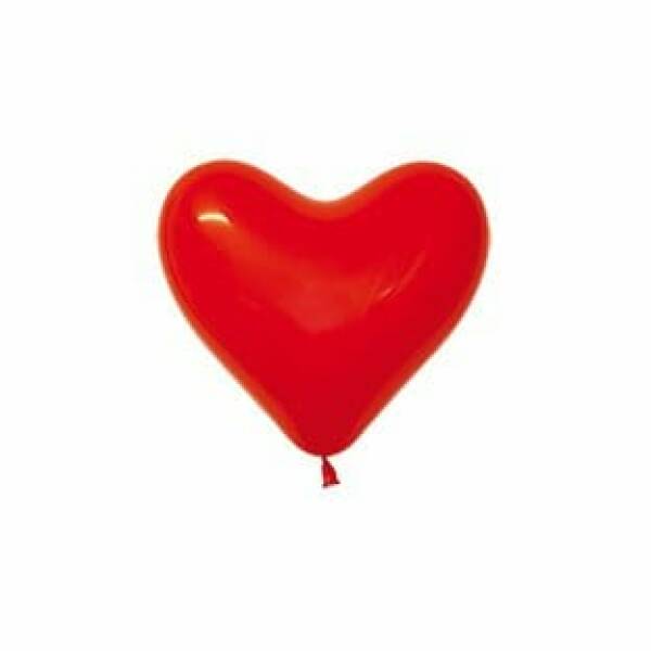 Fashion Solid - Red Heart 6" Balloon
