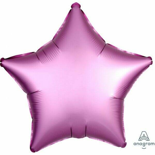 Satin Luxe Flamingo Foil Balloon Star - 19'' (48cm)