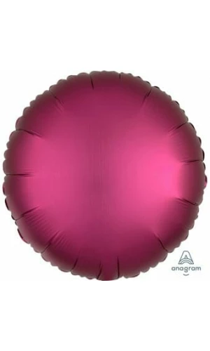 Satin Luxe Pomegranate Foil Balloon Round - 17'' (43cm)