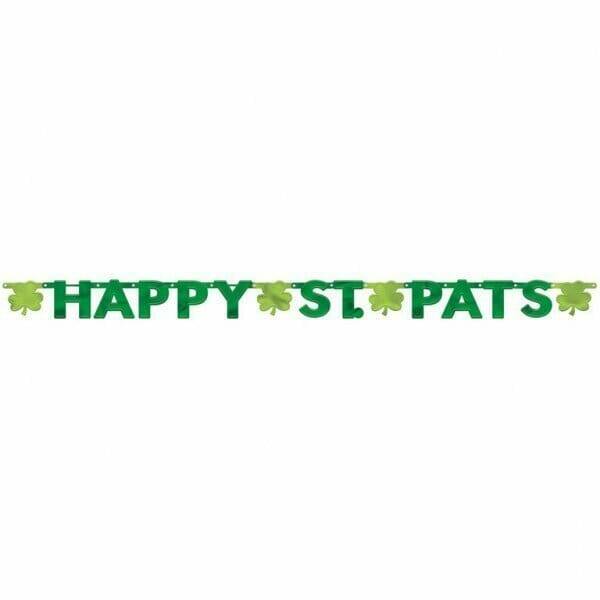 Happy St. Pats Day Letter Banner - 15cm x 247 cm