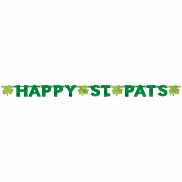 Happy St. Pats Day Letter Banner - 15cm x 247 cm