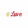 #LOVE Foil Letter Banner - 365 x 15 cm