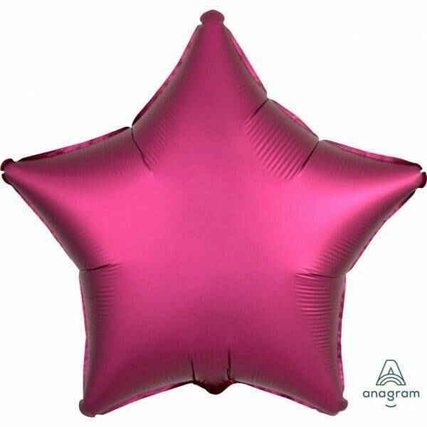 Satin Luxe Pomegranate Foil Balloon Star - 19'' (48cm)